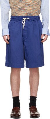 Blue Oversized Shorts