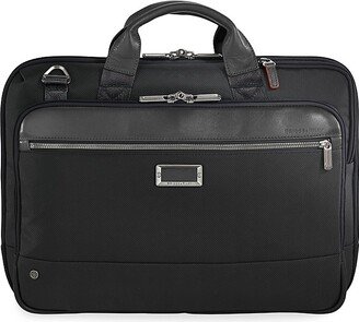 Slim Two-Compartment Briefcase