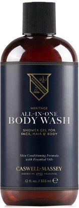 Caswell Massey Heritage All-In-One Body Wash, 12 oz.