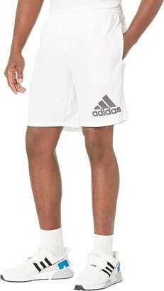 Run It 9 Shorts (White) Men's Clothing