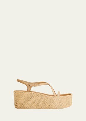 Maxine Crisscross Platform Espadrille Sandals