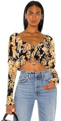 Floral Tie Crop Top