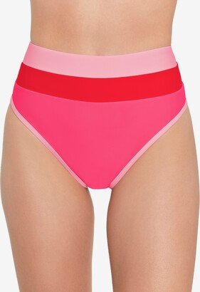 Salt + Cove Juniors' Colorblocked High-Waist Bikini Bottoms, Created for Macy's