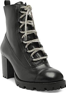 Women's Kaile Lace Up Lug High Heel Boots