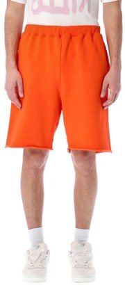 Logo Printed Straight Leg Track Shorts