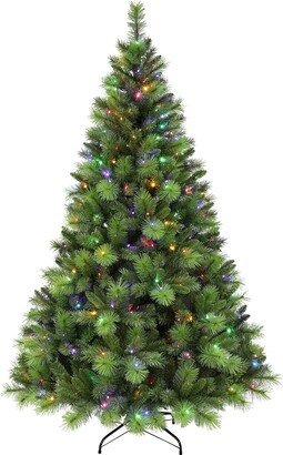 Pre-Lit 7.5' Adirondack Artificial Christmas Tree with 300 Color Select LED Lights