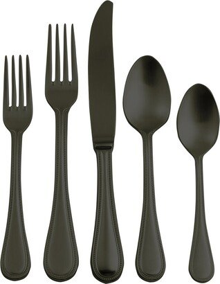 Perla Oro Nero 5Pc Flatware Set