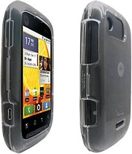 OEM Verizon Motorola Citrus WX445 Snap-On Case (Clear) (Bulk Packaging)