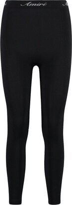 Logo Waistband High-Rise Leggings