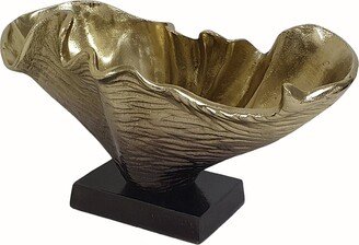 Claudette Aluminum Bowl - Gold/Black