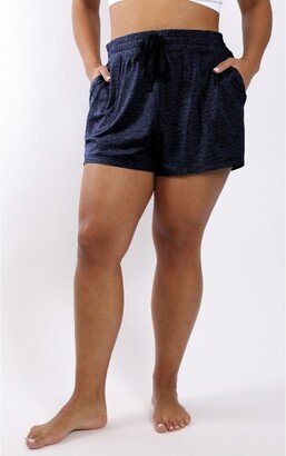 Womens Plus Cationic Heather Short - Htr.Moonlit Ocean - 2X