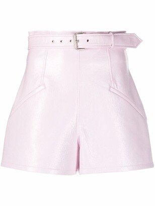 Belted Structured Shorts