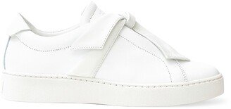Clarita Bow Leather Sneakers