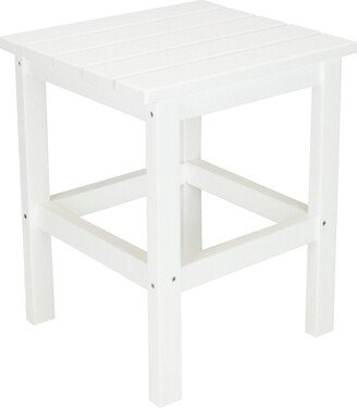 Wyndtree All-Weather Recycled Plastic Side Table, Made in USA - 15' x 15' x 18'