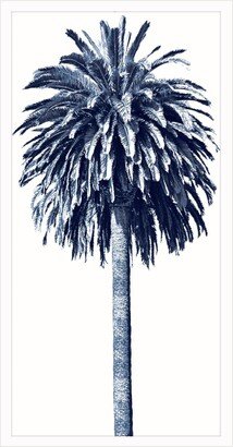 Paragon Picture Gallery Palm Tree Blue Ii Framed Art