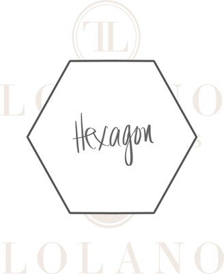 Hexagon Shape Cookie Cutter/ Clay Cutter