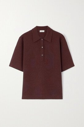 Toamsa Wool Polo Shirt - Brown