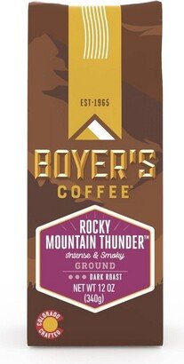 Boyer's Coffee Rocky Mountain Thunder Dark Roast Ground Coffee - 12oz