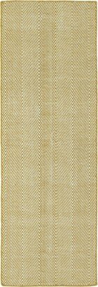 Ziggy ZIG01-05 Gold 2' x 6' Runner Rug