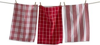 tagltd Merry Plaid Dishtowel Set of 3