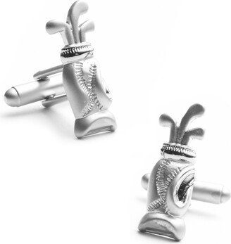 Plated Golf Bag Cufflinks