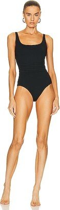 Asia One Piece Swimsuit in Black