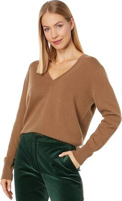 Fashion V-Neck (Mocha) Women's Clothing