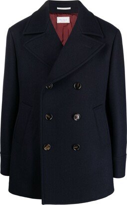 Double-Breasted Cashmere Coat