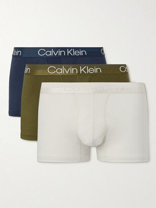 Modern Three-Pack Cotton-Blend Boxer Briefs