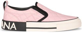 Quilted Slip-On Sneakers