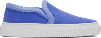 Blue Bumper-Tube Slip-On Sneakers