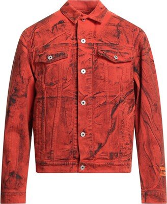 Denim Outerwear Orange