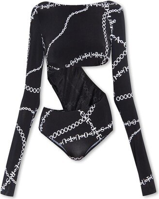 Bodysuit With Logo-AB