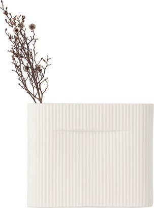 Off-White Small Ridge Vase