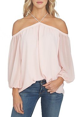 Cold-Shoulder Blouse