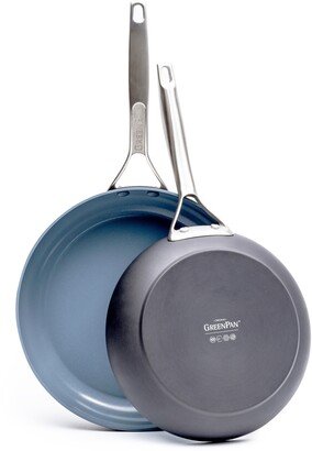 Paris 10-Inch & 12-Inch Anodized Aluminum Ceramic Nonstick Frying Pan Set