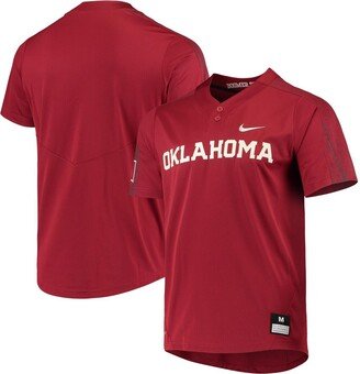 Men's and Women's Crimson Oklahoma Sooners Replica Softball Jersey