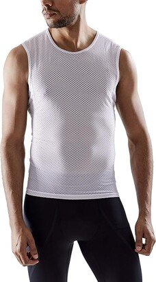 Cool Mesh Superlight Sleeveless (White) Men's Clothing