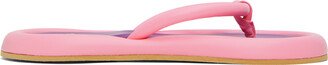 Pink Eight Flip Flops