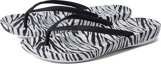 Iqushion Ergonomic Flip-Flop (Zebra) Women's Sandals