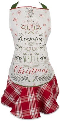 Christmas Tree Ruffle Apron