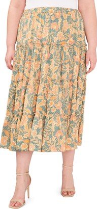 Paisley Tiered Skirt