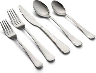 Rhiannon Mirror Flatware Set, 45 Piece