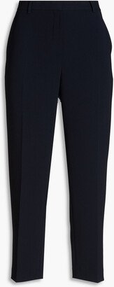 Cropped crepe slim-leg pants