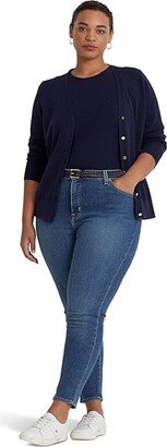 Plus Size Mid-Rise Straight Ankle Jeans (Legacy Wash) Women's Jeans