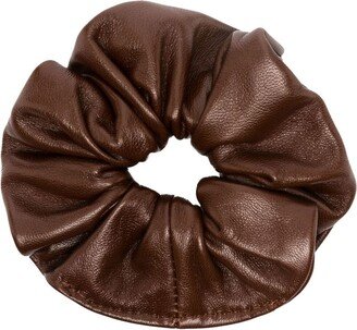 Leather Hair Scrunchie