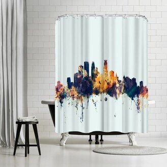 71 x 74 Shower Curtain, Minneapolis Minnesota Skyline New 3 by Michael Tompsett - Art Pause