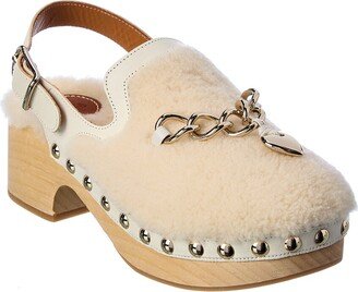 Ninna Shearling & Leather Clog