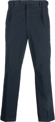 Pleat-Detail Cropped Trousers-AC