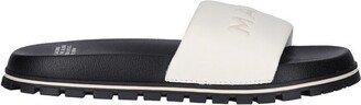 Logo Embossed Slip-On Slides-AC